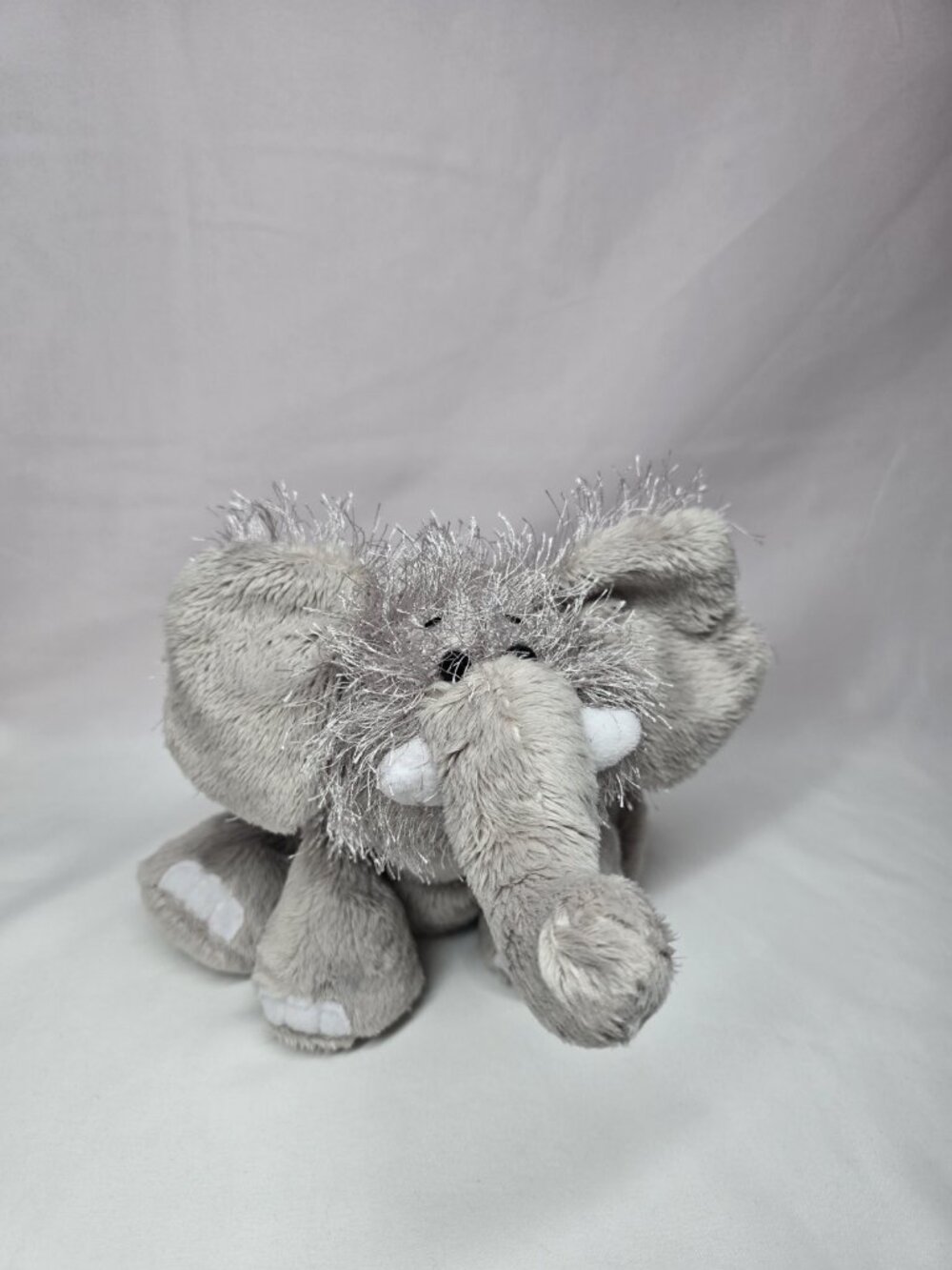 GANZ WEBKINZ Shaggy Elephant HM007- No Code- Retired Stuffed Animal Toy